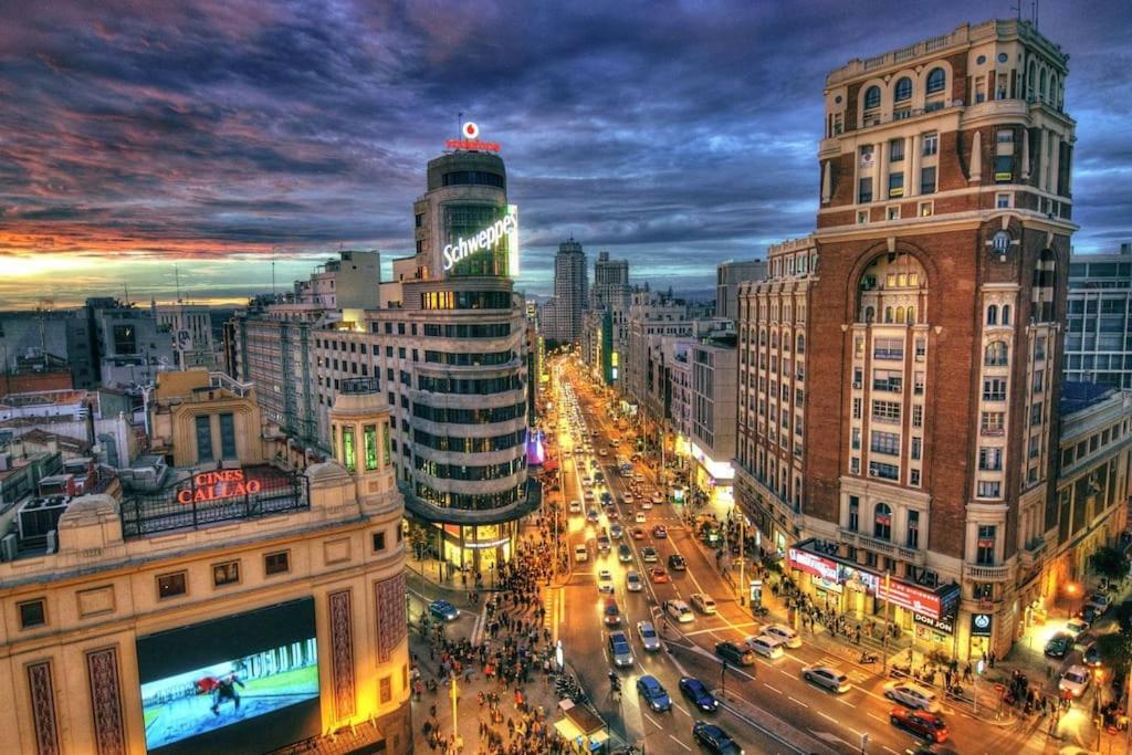 New Quiet Apartment Free Wifi In Gran Via Downtown Madrid Extérieur photo