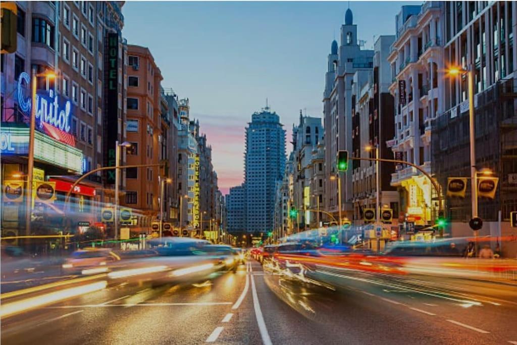 New Quiet Apartment Free Wifi In Gran Via Downtown Madrid Extérieur photo